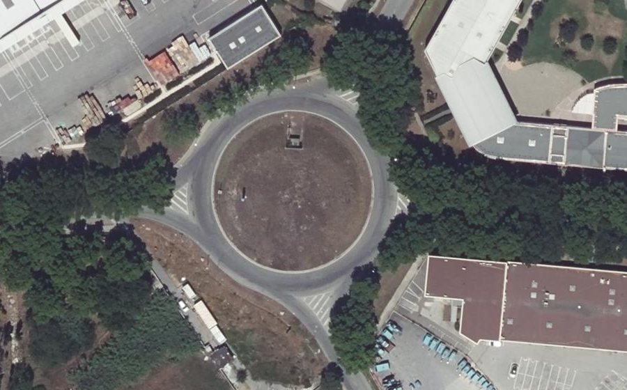 Vue aérienne du Boulevard de l'Europe