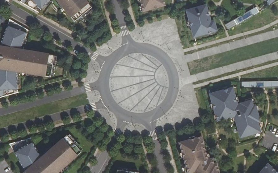 Vue aérienne du Place de La Liberté