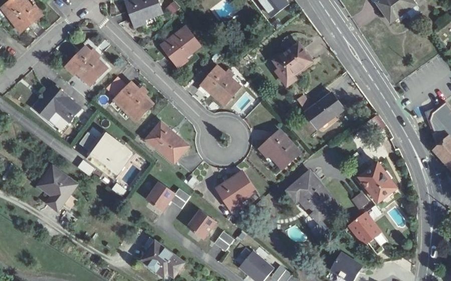 Vue aérienne du Rue des Piverts