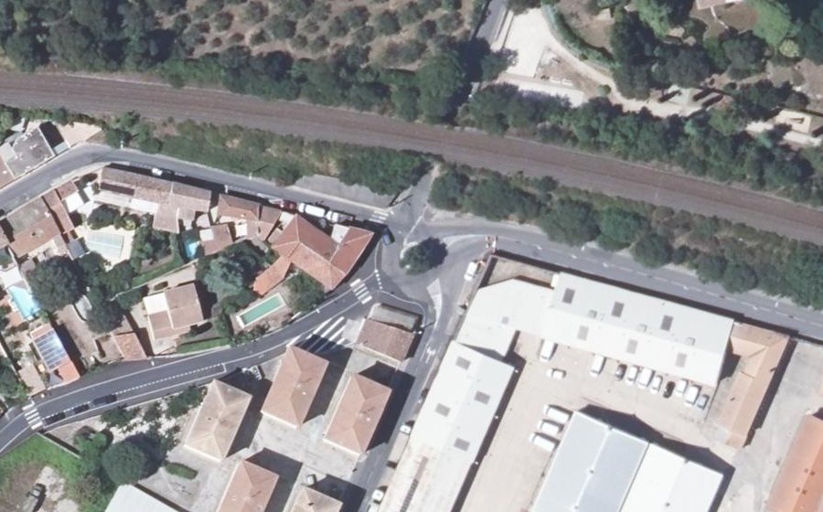 Vue aérienne du Rue Kléber