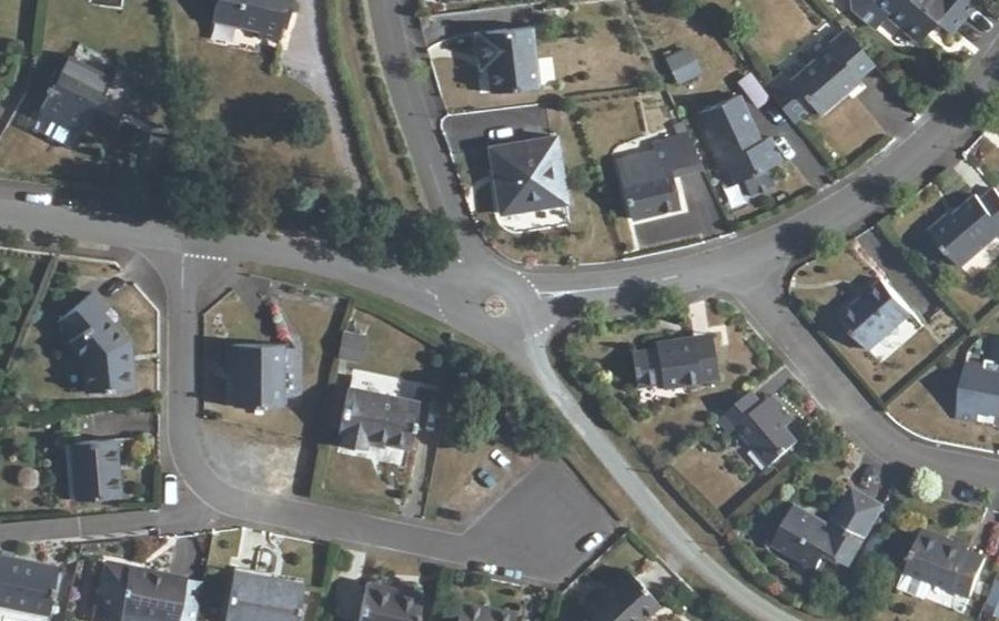 Vue aérienne du Rue de la Belle-Issue
