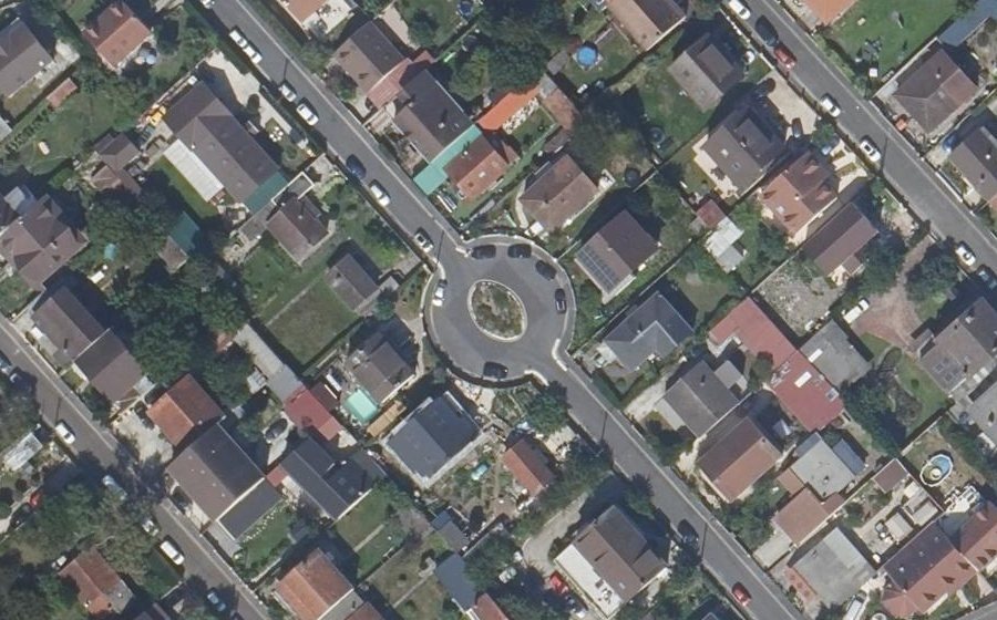 Vue aérienne du Rue de Lantenne Laprade