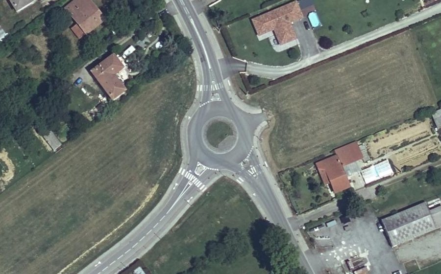 Vue aérienne du Avenue Simon de La Loubère