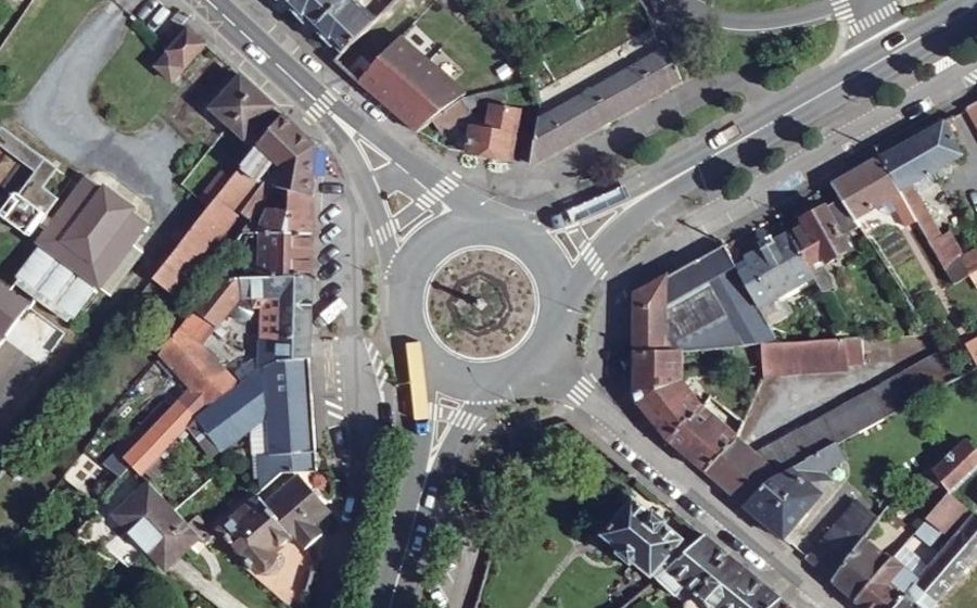 Vue aérienne du Place Saint-Martin