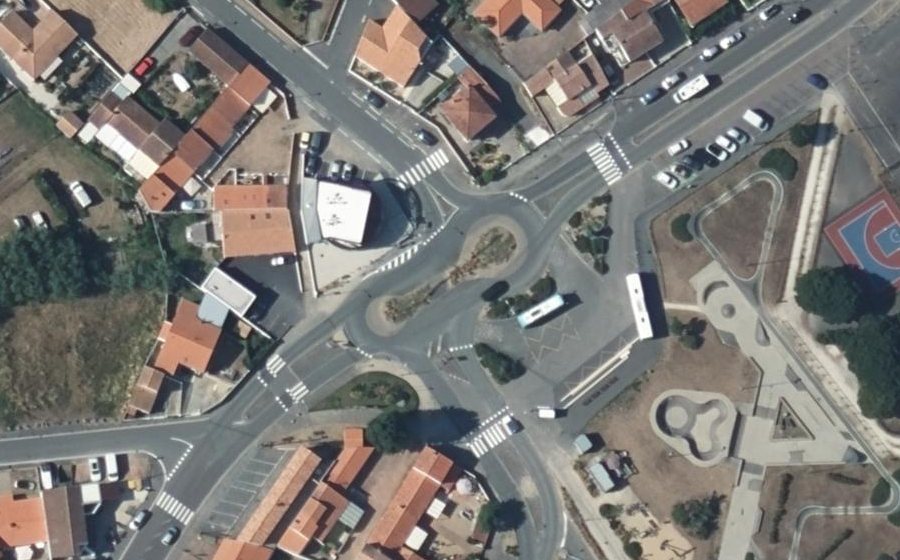 Vue aérienne du Rue du Perthuis Breton