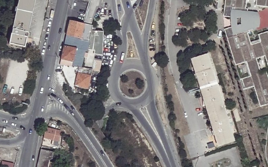 Vue aérienne du Rond-Point Esprit Garnerone