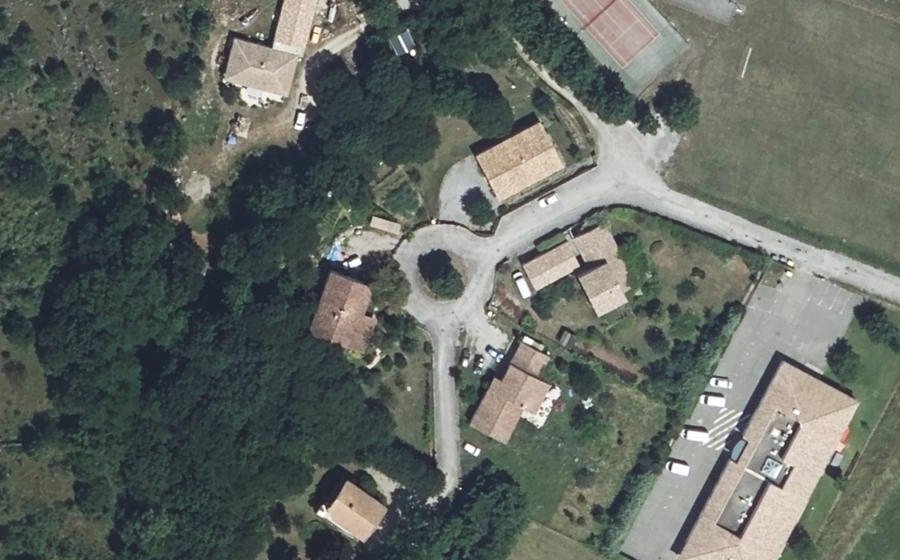 Vue aérienne du Rue du Stade