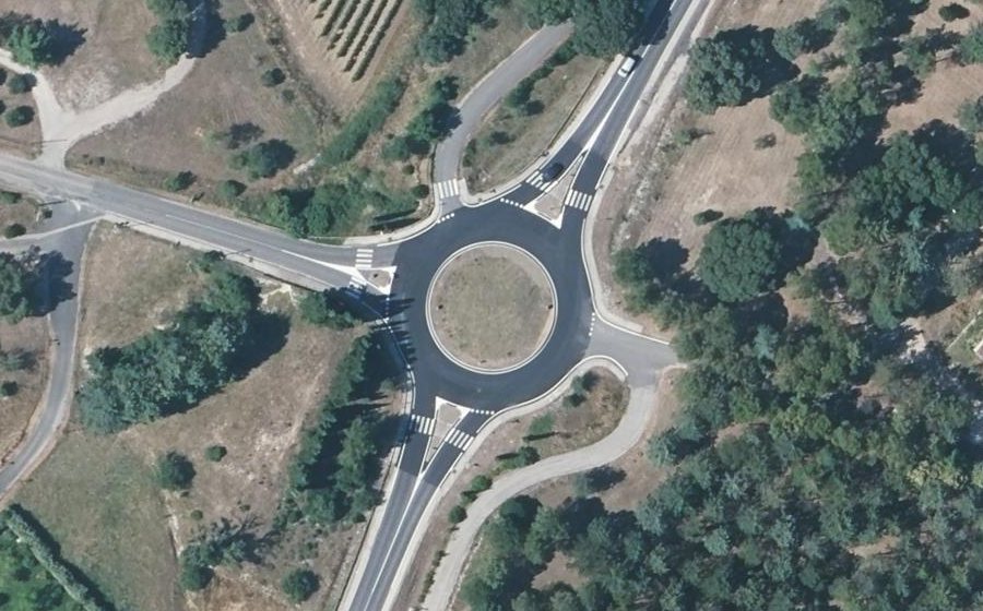 Vue aérienne du Rond-point anonyme n°40007172