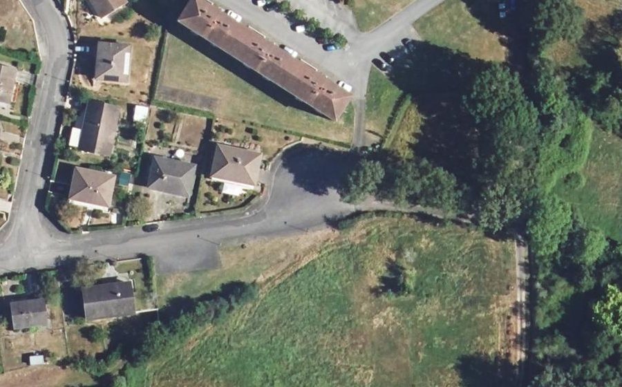 Vue aérienne du Rond-Point du Printemps