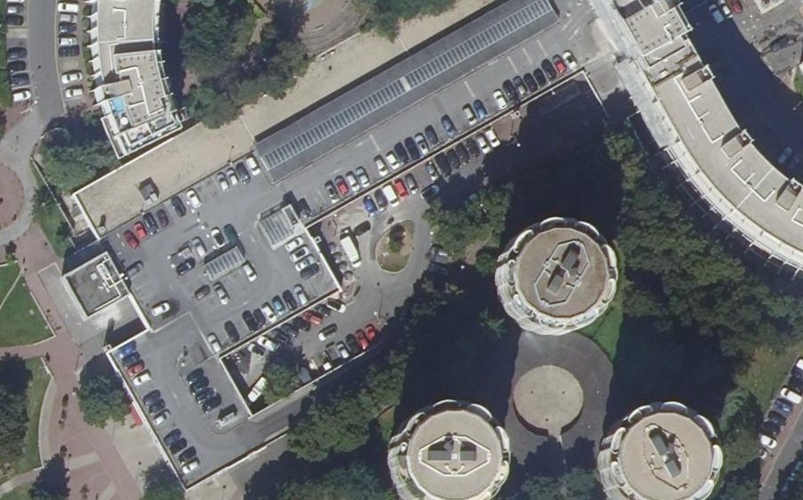 Vue aérienne du Rue Gabriel Pierné