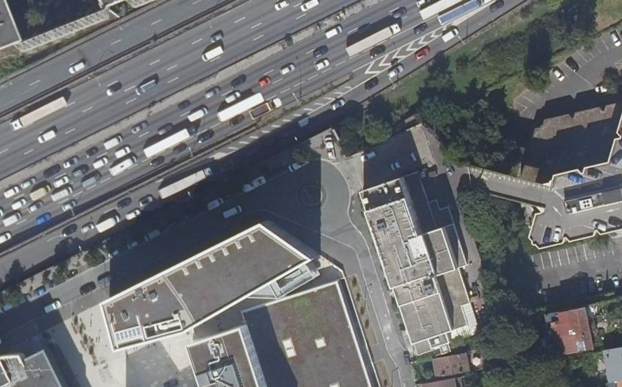 Vue aérienne du Rond-point anonyme n°4018316