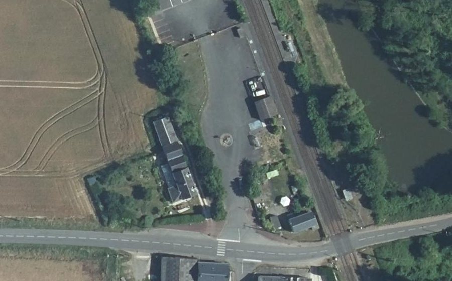 Vue aérienne du Place de la Gare