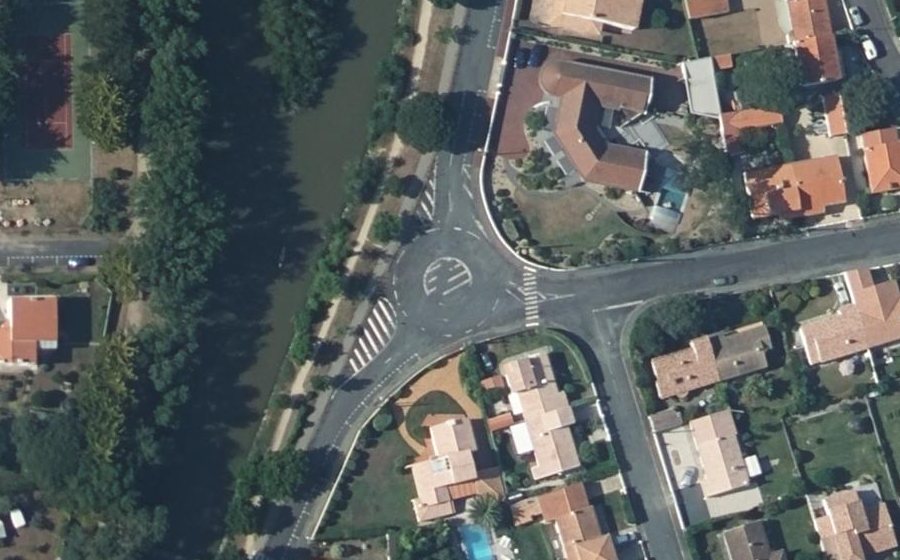 Vue aérienne du Avenue du Sablais