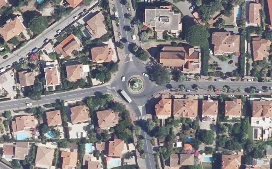 Vue aérienne du Avenue Alexis Godillot
