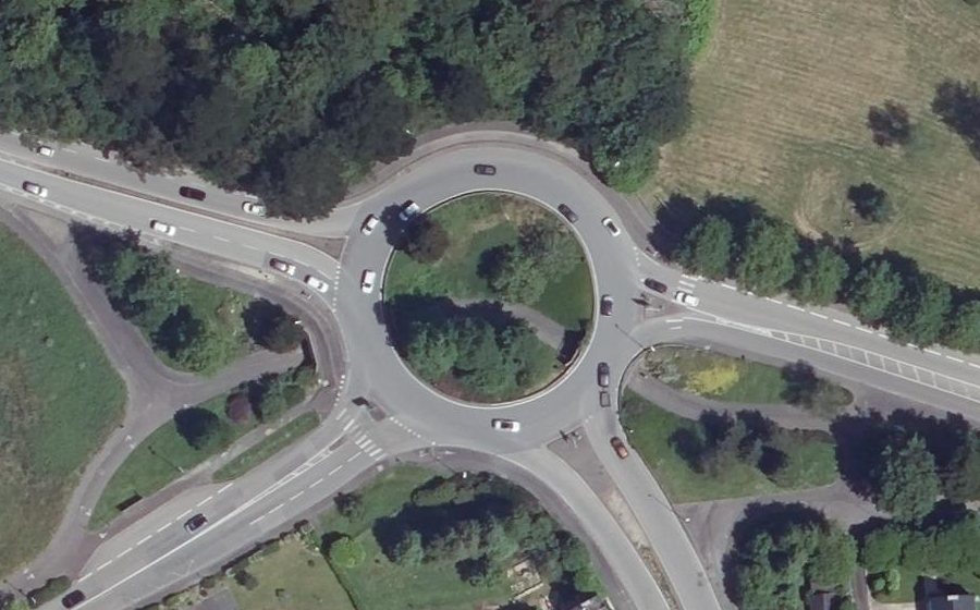 Vue aérienne du Rond-Point de Toul-Sable