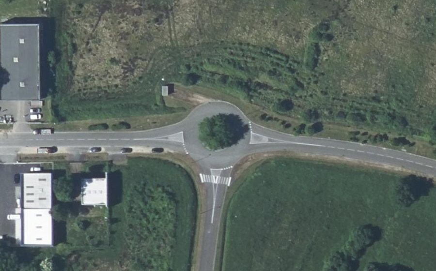 Vue aérienne du Rue Pierre-Gilles de Gennes