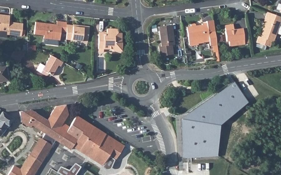 Vue aérienne du Rond-Point du Petit Prince