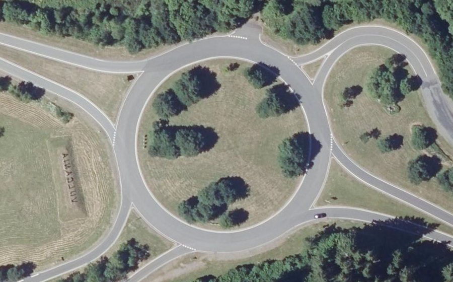 Vue aérienne du Rond-point anonyme n°4059838