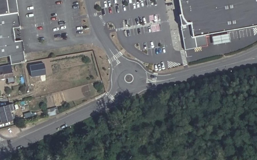 Vue aérienne du Boulevard du Sevrage