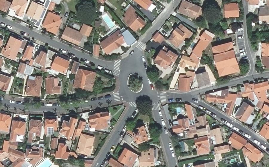 Vue aérienne du Place Gounod