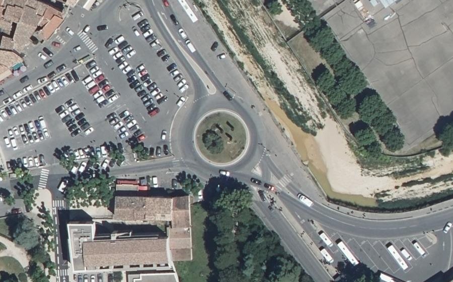 Vue aérienne du Rond-point anonyme n°4077699