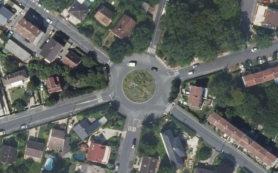 Vue aérienne du Place Marcel Paul