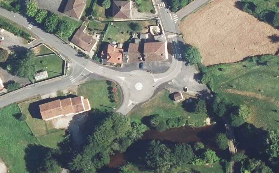 Vue aérienne du Place Jean-Baptiste Brachet