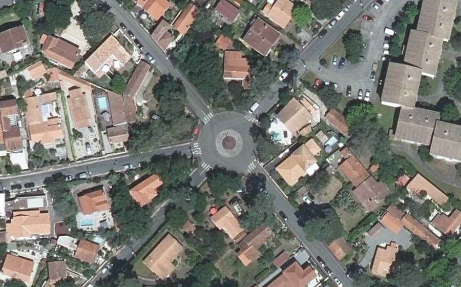 Vue aérienne du Place Henri Calichon