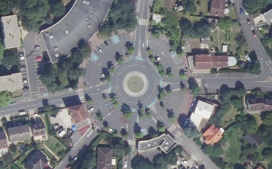 Vue aérienne du Place Gambetta