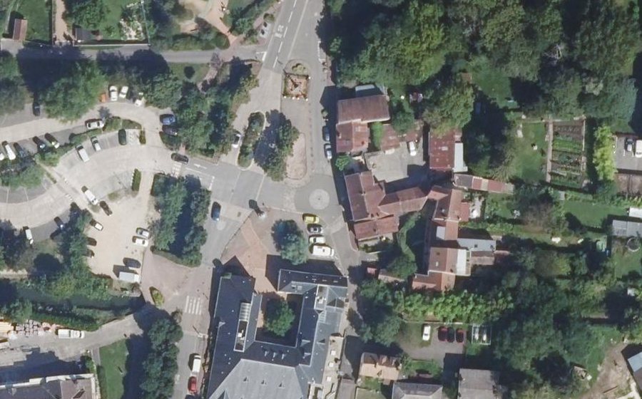 Vue aérienne du Place de la République