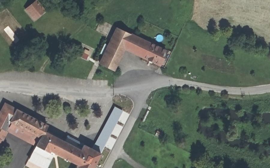 Vue aérienne du Rue du Willerhof