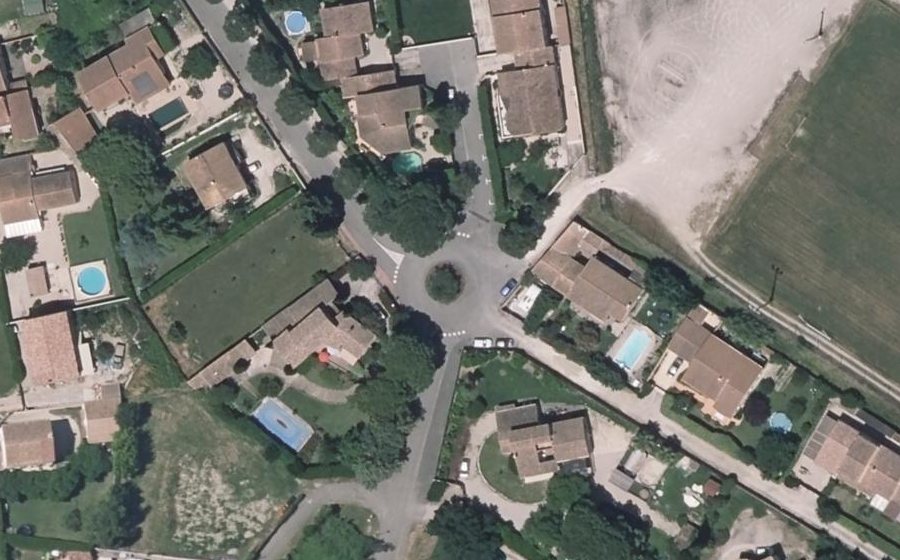 Vue aérienne du Avenue de la Blanquette