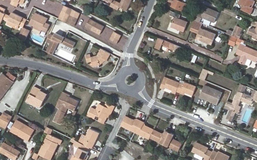 Vue aérienne du Rond-Point du Jubilé