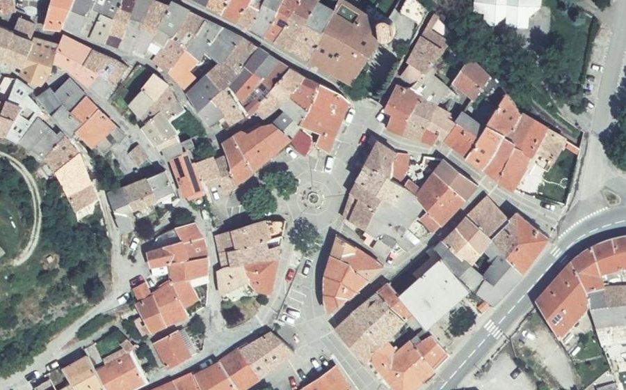 Vue aérienne du Place de la République