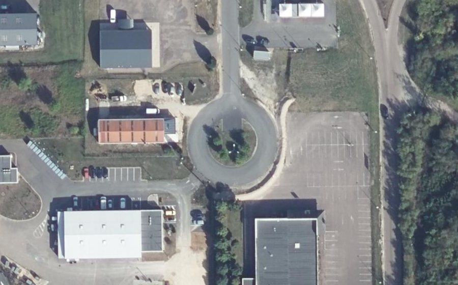 Vue aérienne du Allée Jean Mermoz