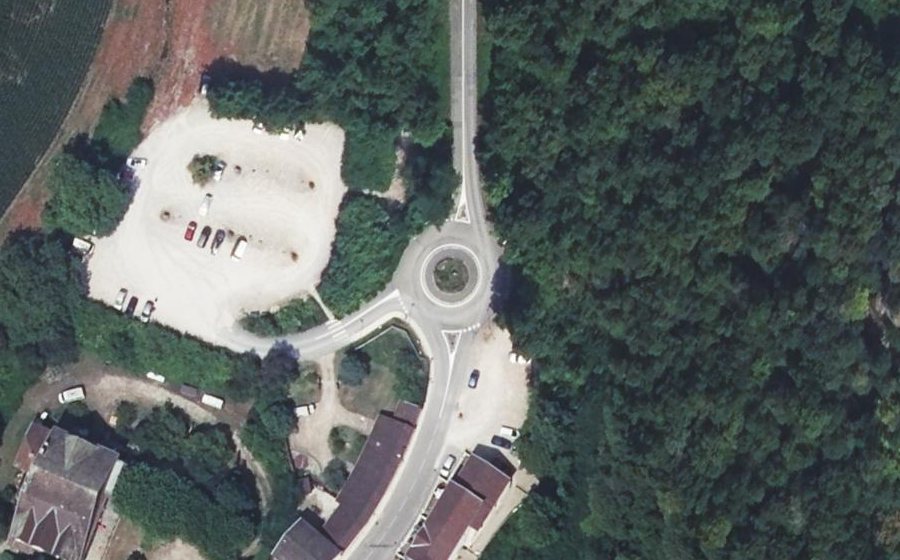 Vue aérienne du Route de Lagnieu