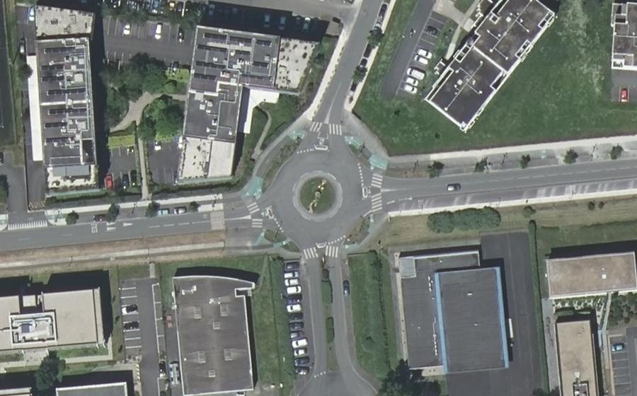 Vue aérienne du Rue Jean Claudeville