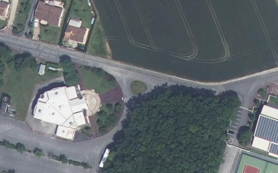 Vue aérienne du Rue de Braunsbach