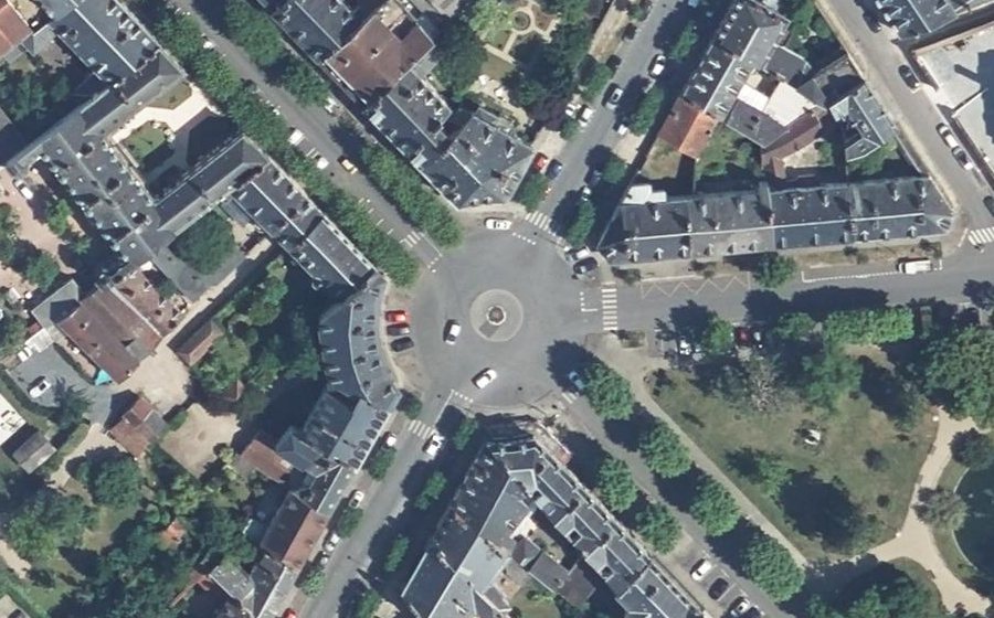 Vue aérienne du Coupole