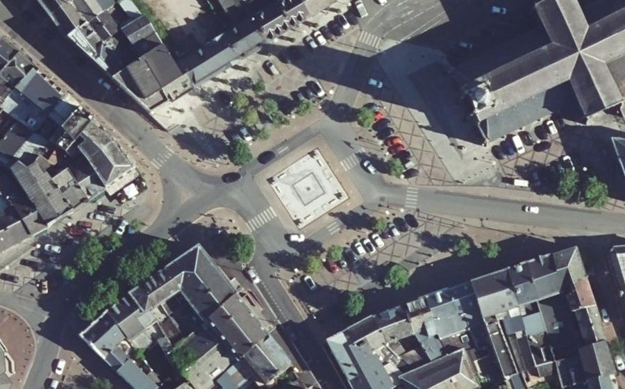 Vue aérienne du Place du Général de Gaulle