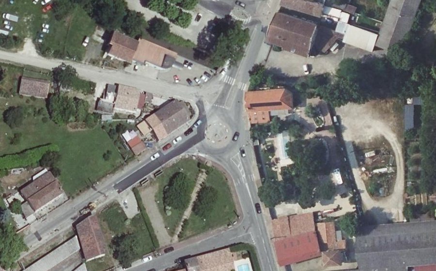 Vue aérienne du Avenue du Général de Gaulle