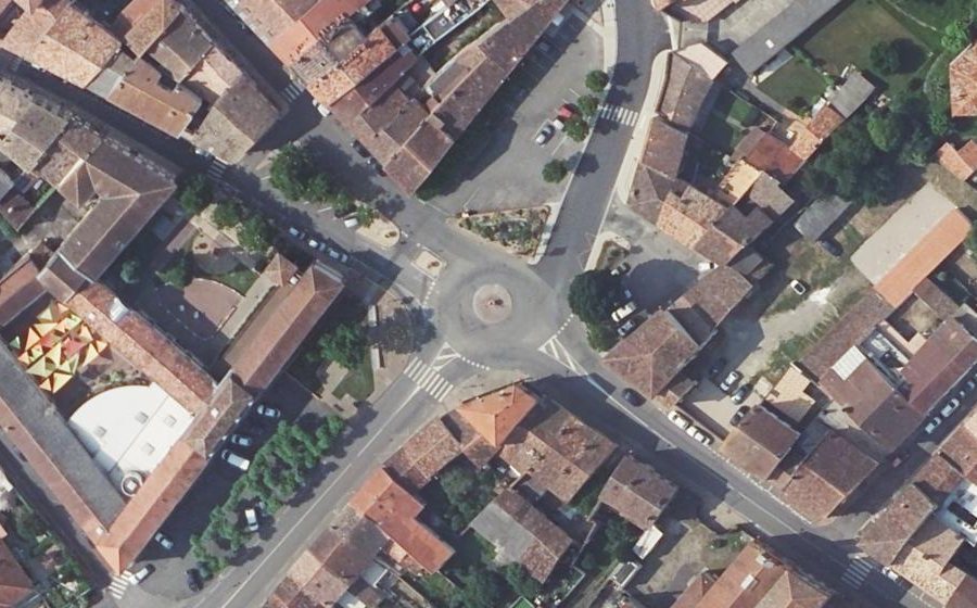 Vue aérienne du Boulevard Marceau Faure