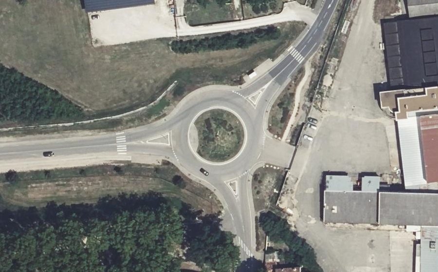 Vue aérienne du Route de Cabannes