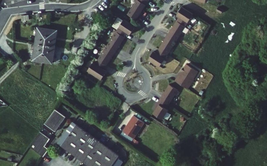 Vue aérienne du Rue Olga Choppart