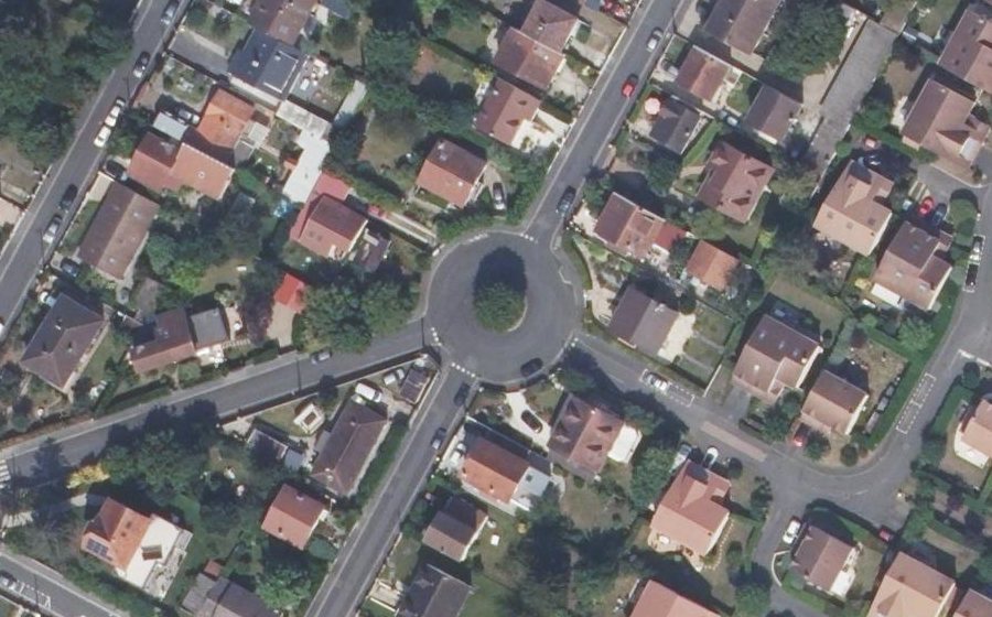 Vue aérienne du Place de la République