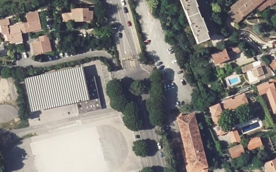 Vue aérienne du Rond-point anonyme n°420107118
