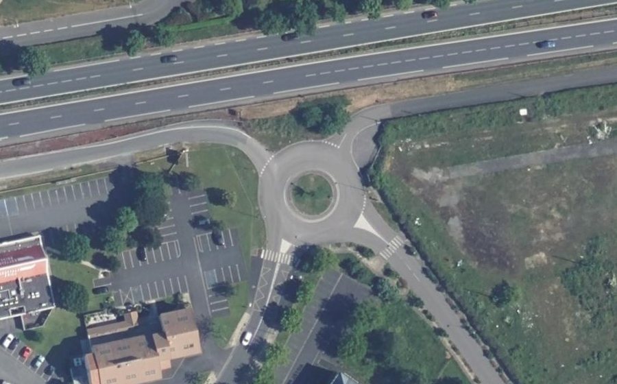 Vue aérienne du Chemin du Bardon