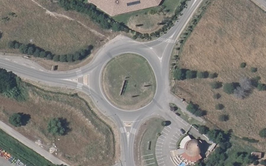 Vue aérienne du Rond-point anonyme n°4234461