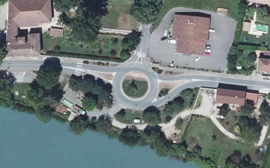 Vue aérienne du Rond-point anonyme n°4235178
