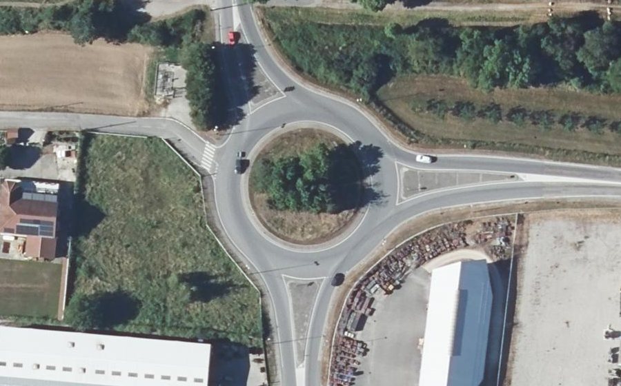 Vue aérienne du Route de l'Aéroport
